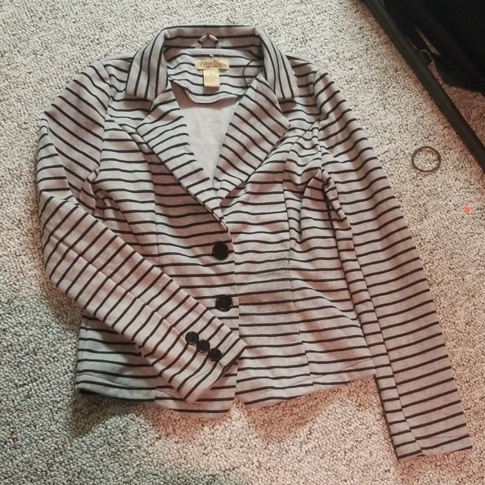 Stripped blazer